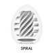 Мастурбатор-яйцо Tenga Egg Spiral, плотный TPE, пробник лубриканта 5 мл