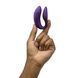 Смарт-вібратор для пар We-Vibe Chorus Purple, сенсорне керування вібраціями стисненням пульта