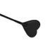 Шлепалка-сердечко Liebe Seele Black Organosilicon Riding Crop, экокожа