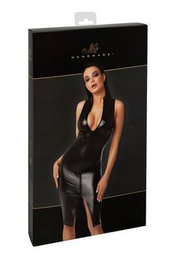 Платье Noir Handmade F337 Powerwetlook midi dress - S
