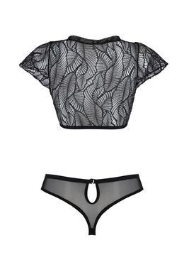 Комплект Passion LEAFA BIKINI black S/M - ECO Passion