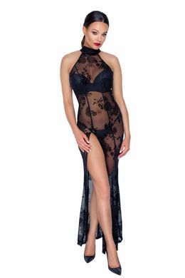 Длинное сетчатое платье Noir Handmade F239 Long tulle dress, L