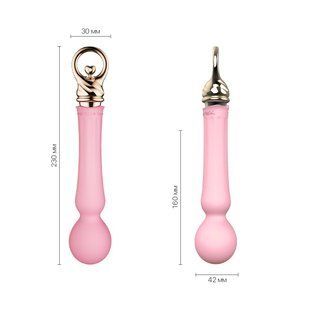 Вибромассажер с подогревом Zalo Sweet Magic - Confidence Wand Fairy Pink