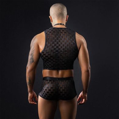 Мужской эротический костюм официанта JSY &laquo;Обаятельный Михаэль&raquo; One Size, топ, трусы, бабочка
