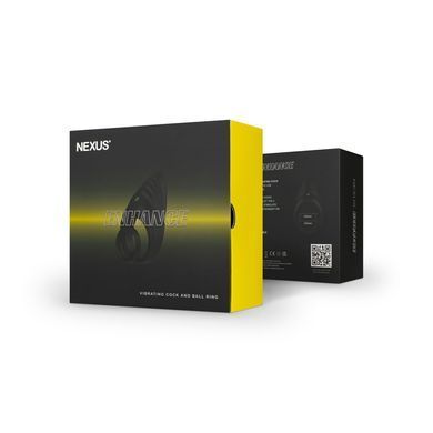 Эрекционное виброкольцо Nexus Enhance Vibrating Cock and Ball Ring, двойное