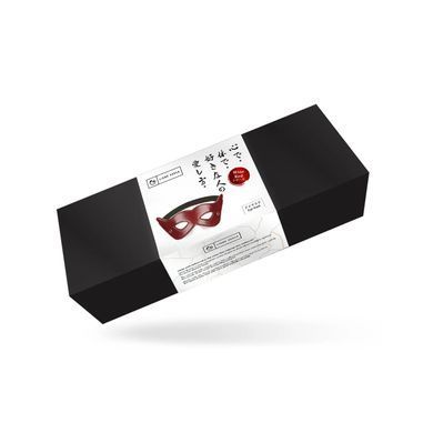 Шкіряна маска на очі Liebe Seele Wine Red Eye Mask