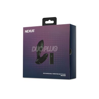 Анальна вібропробка Nexus DUO Plug Medium, пульт ДК