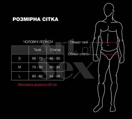 Чоловічі легінси Art of Sex - Matthias, колір чорний з матовим ефектом, розмір S