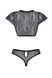 Комплект Passion LEAFA BIKINI black S/M - ECO Passion