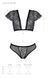 Комплект Passion LEAFA BIKINI black S/M - ECO Passion