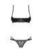 Комплект Obsessive Nutris 2-pcs crotchless set M/L