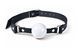 Кляп силиконовый Feral Feelings Silicon Ball Gag Black/White, черный ремень, белый шарик