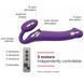Безремневой страпон с вибрацией Strap-On-Me Vibrating Violet XL, диам. 4,7см, пульт ДУ, регулируемый