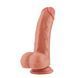 Фалоімітатор для секс-машин Hismith 8.25" Dual-density dildo with veins, система KlicLok