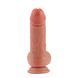 Фалоімітатор для секс-машин Hismith 8.25" Dual-density dildo with veins, система KlicLok