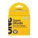 Презервативы ONE Super Studs, 3 шт, с точечным рельефом, со смазкой, упаковка &mdash; картонная коробка