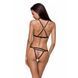 Трусики-стринги из стреп Passion Exclusive KELIS THONG XXL/XXXL, black