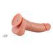 Фалоімітатор для секс-машин Hismith 8.25" Dual-density dildo with veins, система KlicLok
