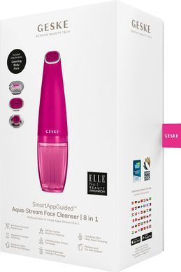 Очищуючий засіб для обличчя GESKE Aqua-Stream Face Cleanser 8в1 magenta