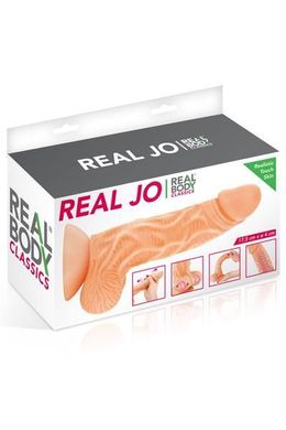 Фаллоимитатор с подвижной крайней плотью Real Body - Real JO