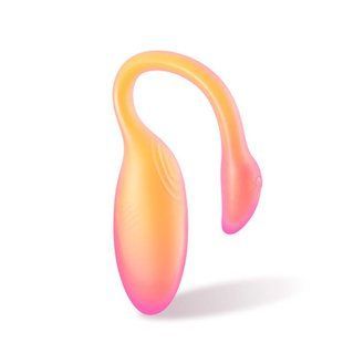 Смарт-виброяйцо Magic Motion Flamingo Max Orange 2 в 1: виброяйцо и тренажер Кегеля, 10 режимов