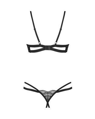 Комплект Obsessive Nutris 2-pcs crotchless set XL/2XL