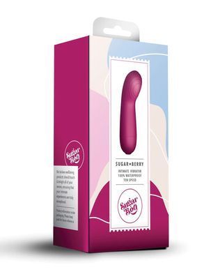 Мини-вибратор SugarBoo Sugar Berry, подходит для клитора и точки G, работа от батареек (в комплекте)
