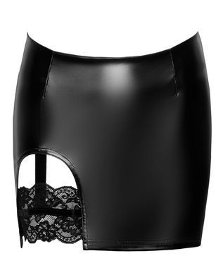 Юбка Noir Handmade F345 Powerwetlook skirt with garter - M