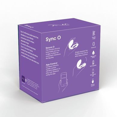 Смарт-вибратор для пар We-Vibe Sync O Light Purple, пульт ДУ