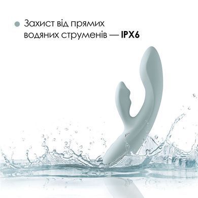 Смарт вібратор-кролик Svakom Chika, 2 незалежні мотори, підігрів до 38 &deg;C