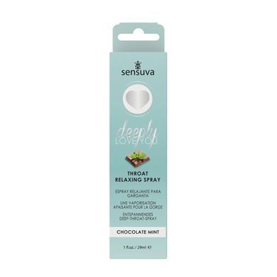 Спрей для минета Sensuva Deeply Love You Chocolate Mint (29 мл), для глубокого минета