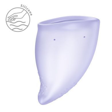 Менструальная чаша Fun Factory FUN CUP SIZE B Purple, многоразовая, диаметр 4,3 см, объем 30 мл