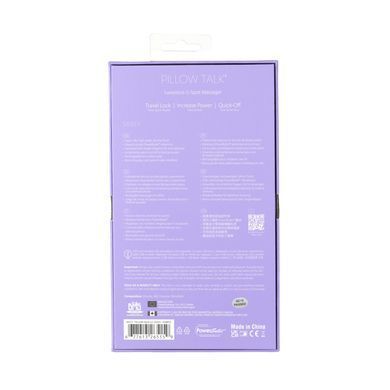 Розкішний вібратор Pillow Talk Sassy Purple Special Edition, Сваровскі, пов&rsquo;язка на очі+гра