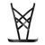 Портупея з екошкіри Bijoux Indiscrets Maze &ndash; Cross Cleavage Harness Black