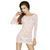 Прозрачная сорочка с длинным рукавом Passion YOLANDA CHEMISE XXL/XXXL, pink, трусики