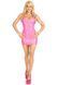 Вінілова мінісукня Leg Avenue Pink vinyl mini dress S, рожева