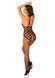 (SALE) Сітчастий бодістокінг з імітацією боді Obsessive Bodystocking G332 S/M/L, black, з доступом
