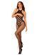 (SALE) Сітчастий бодістокінг з імітацією боді Obsessive Bodystocking G332 S/M/L, black, з доступом