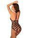 (SALE) Сітчастий бодістокінг з імітацією боді Obsessive Bodystocking G332 S/M/L, black, з доступом