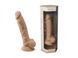 Фалоімітатор SilexD Vetus Flesh (MODEL 1 size 8in), двошаровий, силікон + Silexpan, діаметр 4,2см