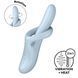 Вібратор з ротацією Satisfyer Heat Flex 4 Blue, підігрів до 39&deg;C