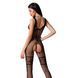 Бодистокинг Passion BS069 black, комбинезон, имитация чулок и боди