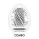 Мастурбатор-яйцо Tenga Egg Combo, плотный TPE, пробник лубриканта 5 мл