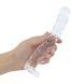 Скляний фалоімітатор Gildo Textured Glass Dildo No. 36