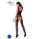 Сетчатый бодистокинг Passion BS062 One Size, Black, комбинезон, имитация чулок, открытый доступ
