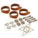 Набір для зв'язування LOCKINK Hogtie Set - Brown