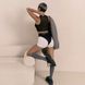 Трусики с фиксацией дилдо Strap-On-Me Harness Lingerie Idole - L - Black