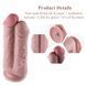 Двойной дилдо для секс-машин Hismith 8.5&rdquo; Two Cocks One Hole Silicone Dildo