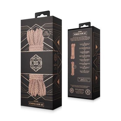 Набор веревок для Шибари Rosy Gold - Bondage Rope Set