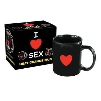 Кружка с приколом Mug (Heat Change) - I Love Sex